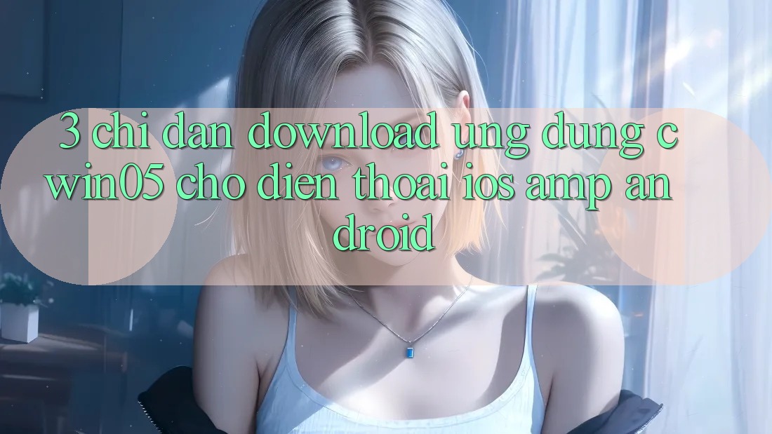3. Chỉ dẫn Download Ứng Dụng cwin05 Cho Điện Thoại (iOS &amp; Android)