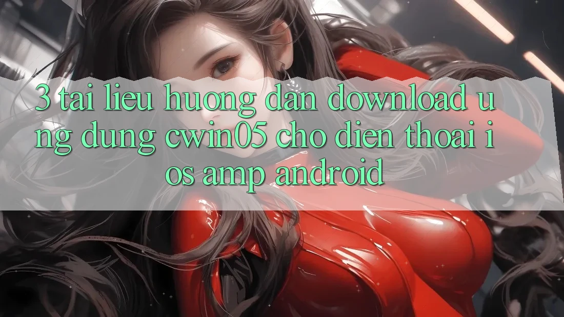 3. Tài liệu hướng dẫn Download Ứng Dụng cwin05 Cho Điện Thoại (iOS &amp; Android)