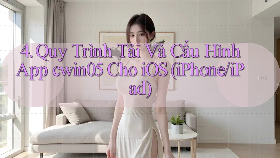 4. Quy Trình Tải Và Cấu Hình App cwin05 Cho iOS (iPhone/iPad)