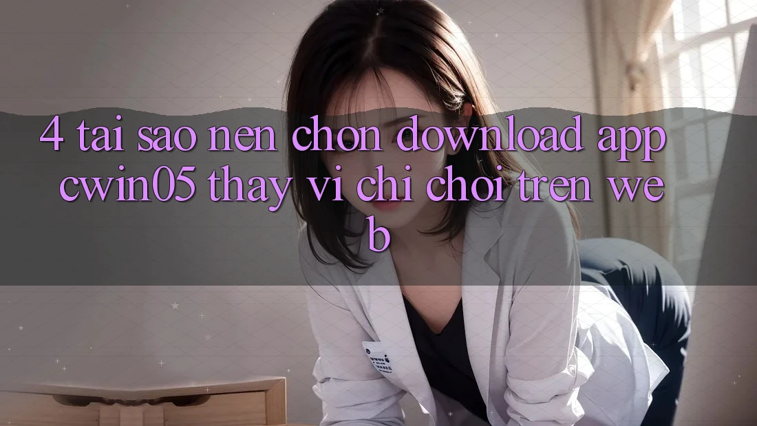 4. Tại Sao Nên Chọn Download App cwin05 Thay Vì Chỉ Chơi Trên Web?