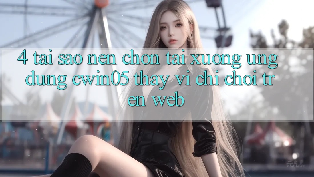 4. Tại Sao Nên Chọn Tải xuống Ứng dụng cwin05 Thay Vì Chỉ Chơi Trên Web?