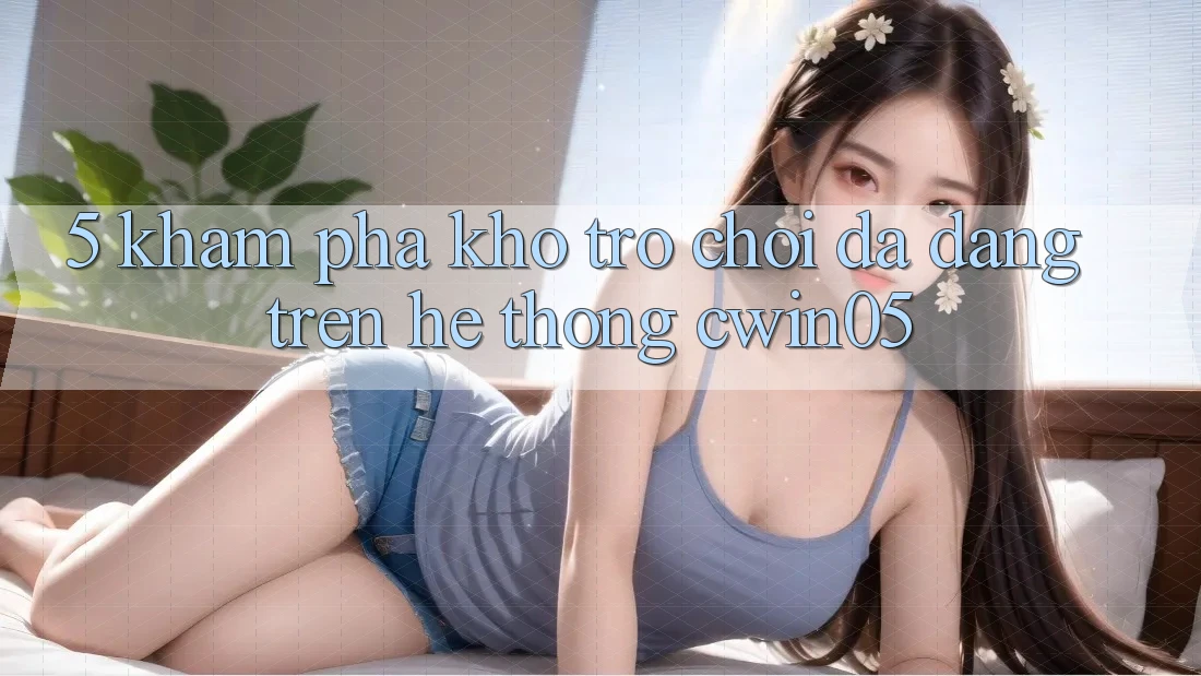 5. Khám Phá Kho Trò Chơi Đa Dạng Trên Hệ thống cwin05