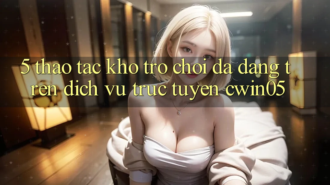 5. Thao tác Kho Trò Chơi Đa Dạng Trên Dịch vụ trực tuyến cwin05
