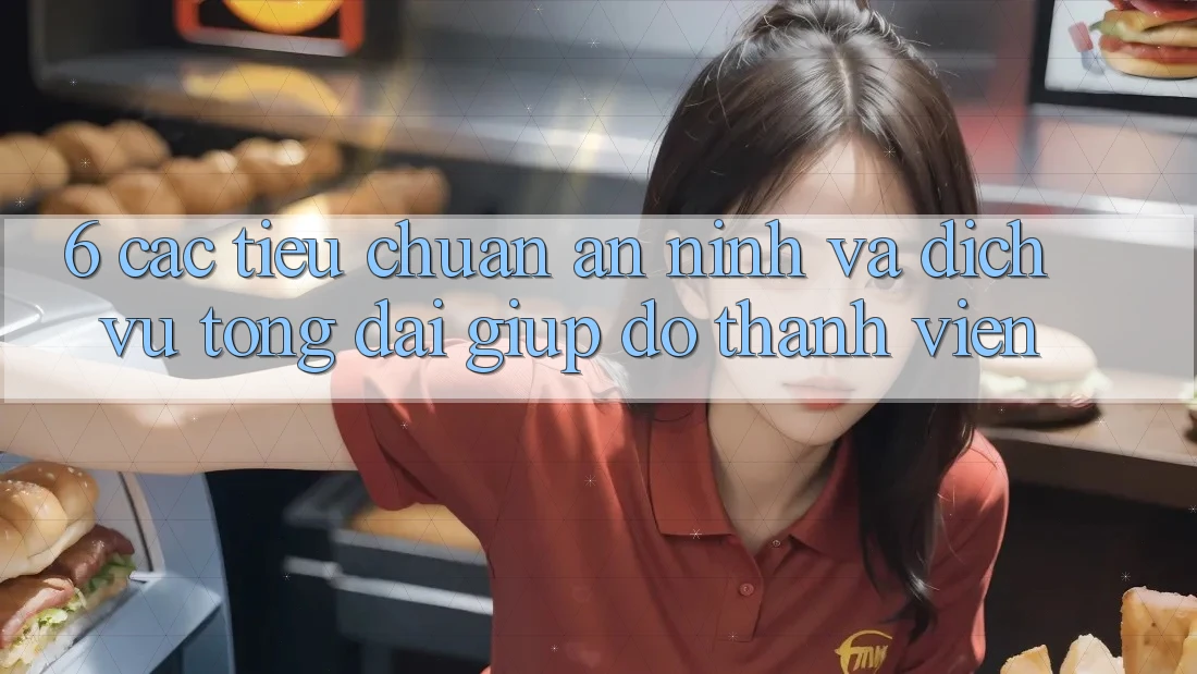 6. Các Tiêu Chuẩn An ninh Và Dịch Vụ Tổng đài giúp đỡ Thành viên