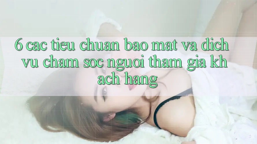 6. Các Tiêu Chuẩn Bảo Mật Và Dịch Vụ Chăm sóc người tham gia Khách Hàng