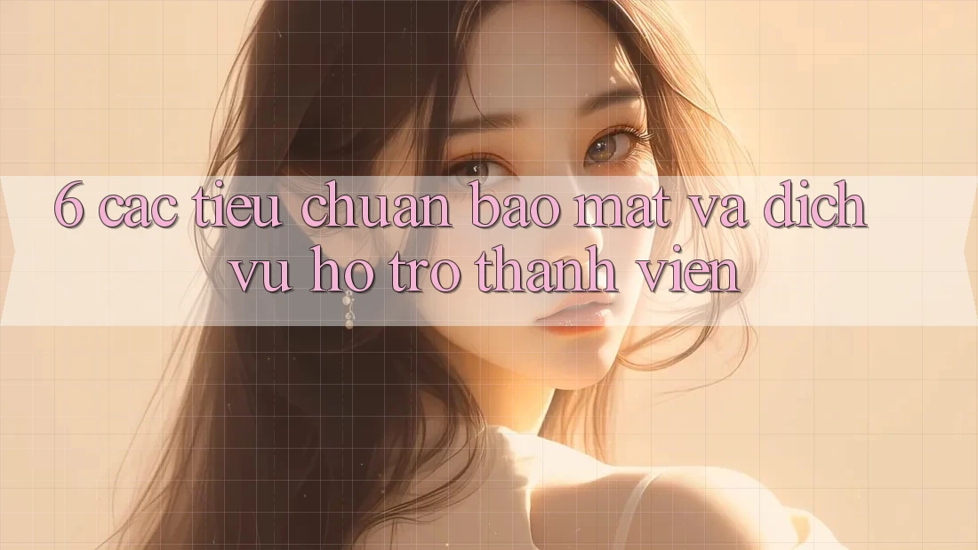 6. Các Tiêu Chuẩn Bảo Mật Và Dịch Vụ Hỗ Trợ Thành viên