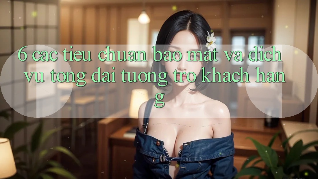 6. Các Tiêu Chuẩn Bảo mật Và Dịch Vụ Tổng đài tương trợ Khách Hàng