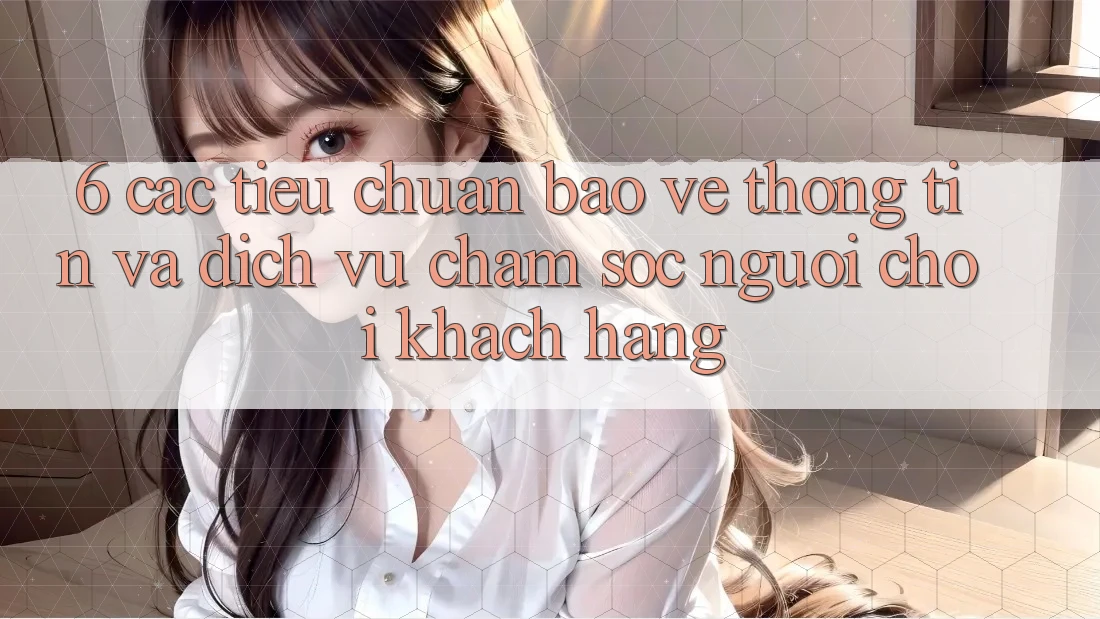 6. Các Tiêu Chuẩn Bảo vệ thông tin Và Dịch Vụ Chăm sóc người chơi Khách Hàng