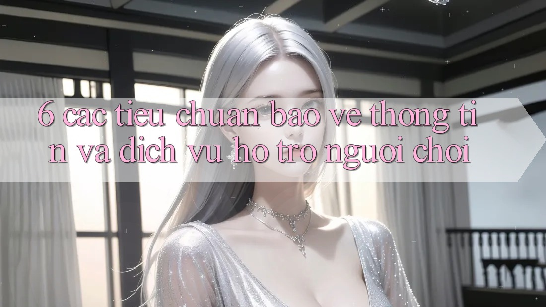 6. Các Tiêu Chuẩn Bảo vệ thông tin Và Dịch Vụ Hỗ Trợ Người chơi