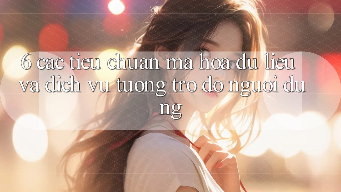 6. Các Tiêu Chuẩn Mã hóa dữ liệu Và Dịch Vụ Tương trợ đỡ Người dùng