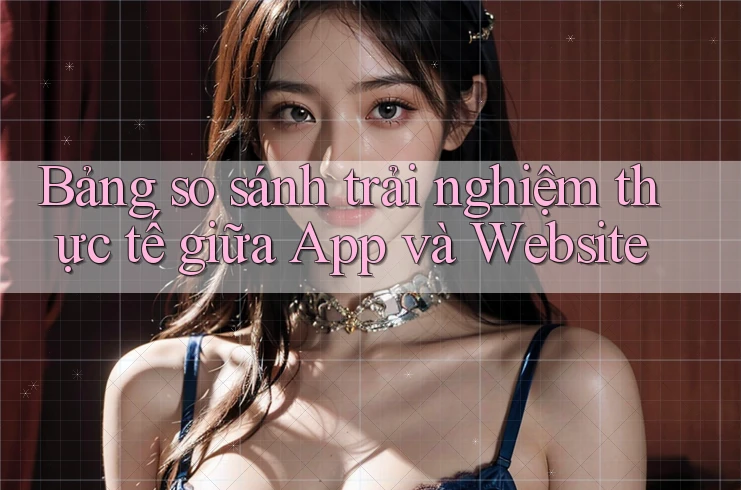 Bảng so sánh trải nghiệm thực tế giữa App và Website