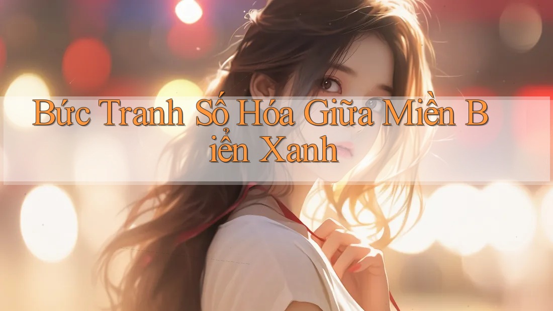 Bức Tranh Số Hóa Giữa Miền Biển Xanh
