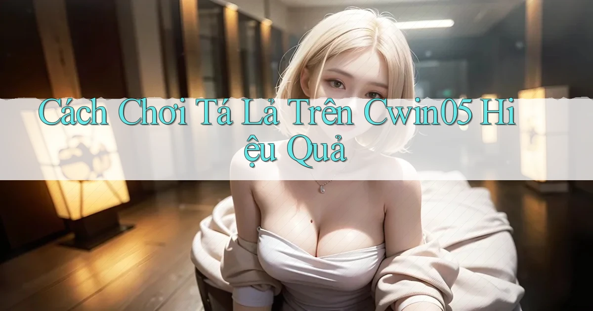 cách chơi tá lả trên cwin05 hiệu quả