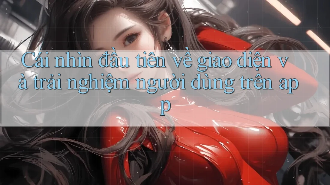 Cái nhìn đầu tiên về giao diện và trải nghiệm người dùng trên app
