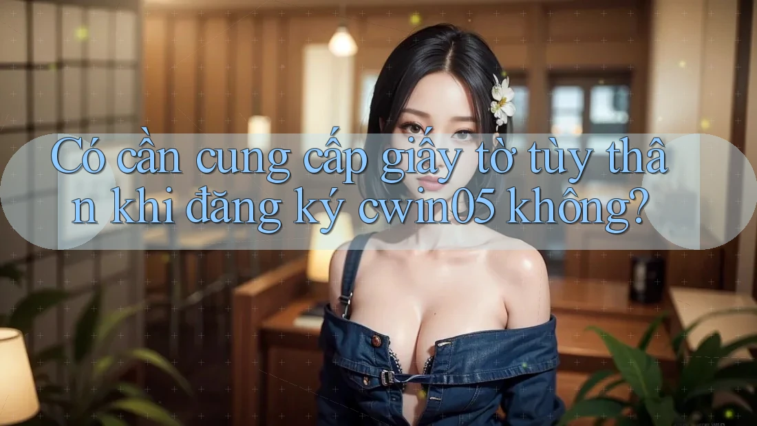Có cần cung cấp giấy tờ tùy thân khi đăng ký cwin05 không?