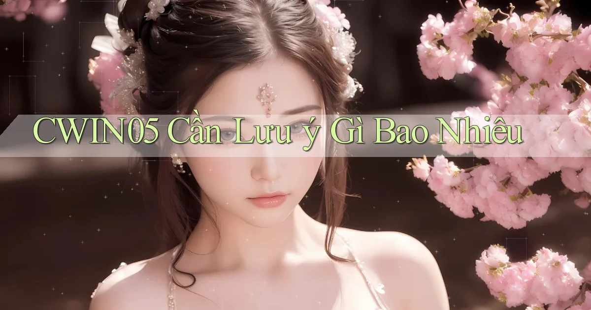 cwin05 cần lưu ý gì bao nhiêu