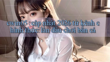 cwin05 cập nhật 2026 từ kênh chính thức lần đầu chơi bắn cá