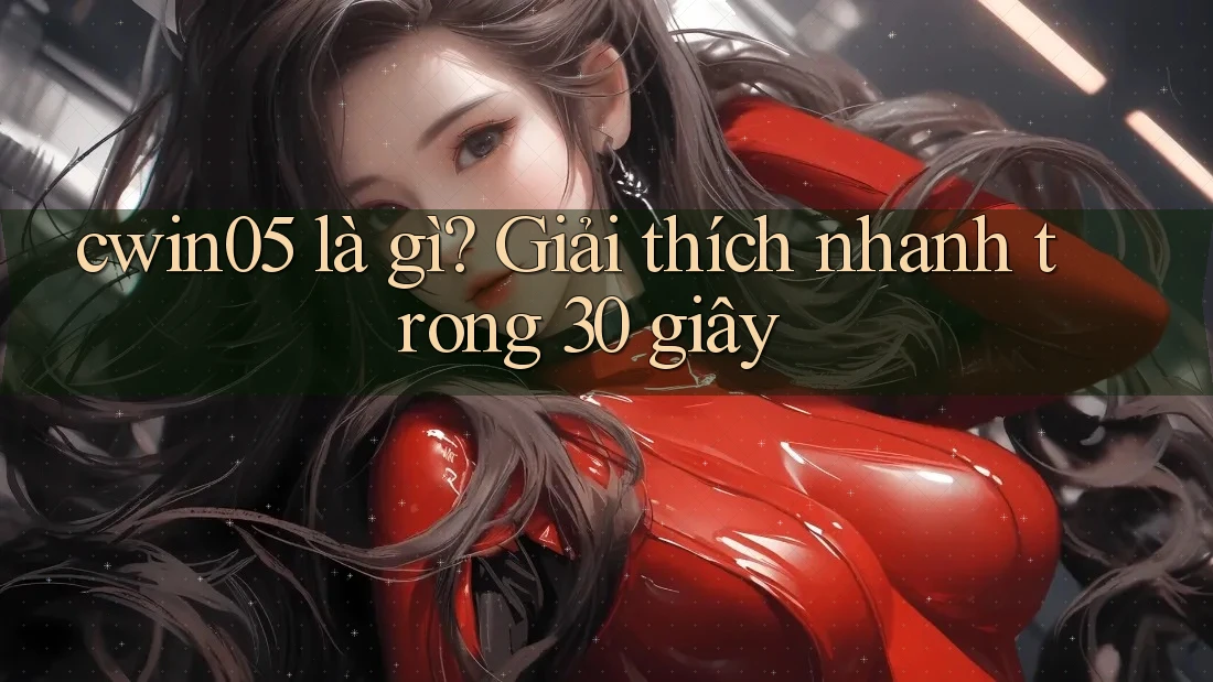 cwin05 là gì? Giải thích nhanh trong 30 giây