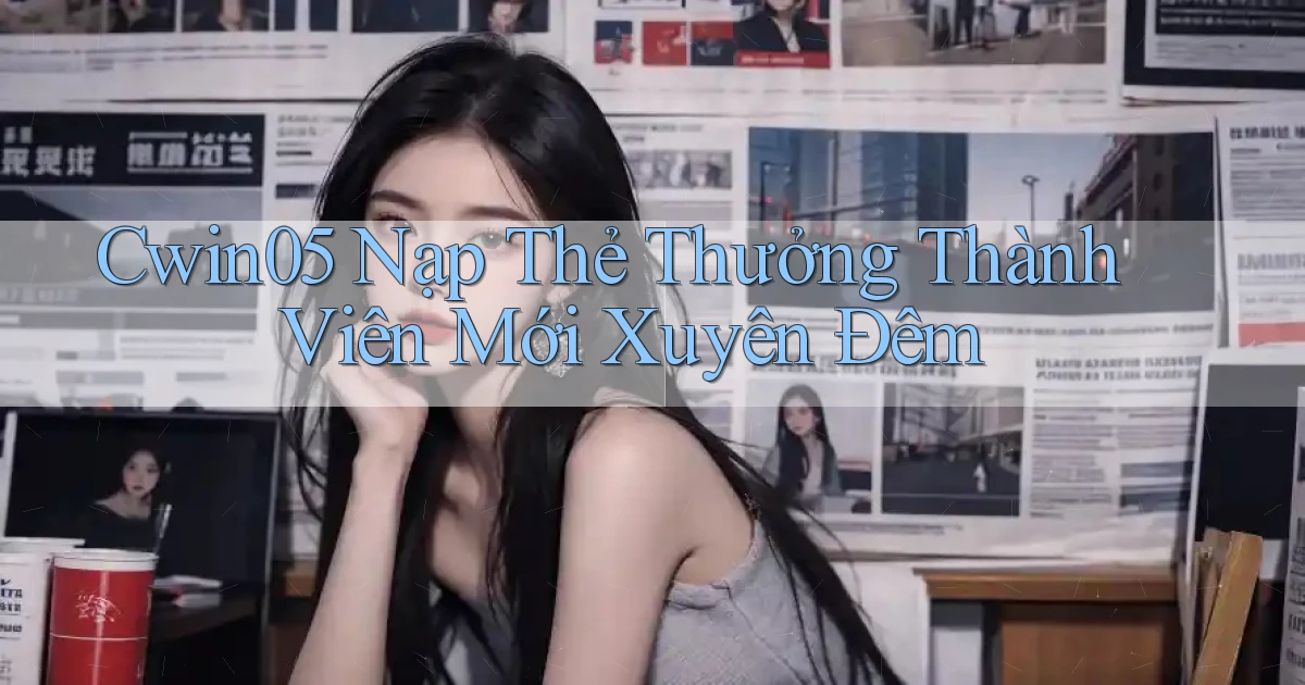 cwin05 nạp thẻ thưởng thành viên mới xuyên đêm