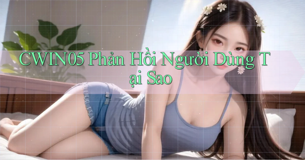 cwin05 phản hồi người dùng tại sao