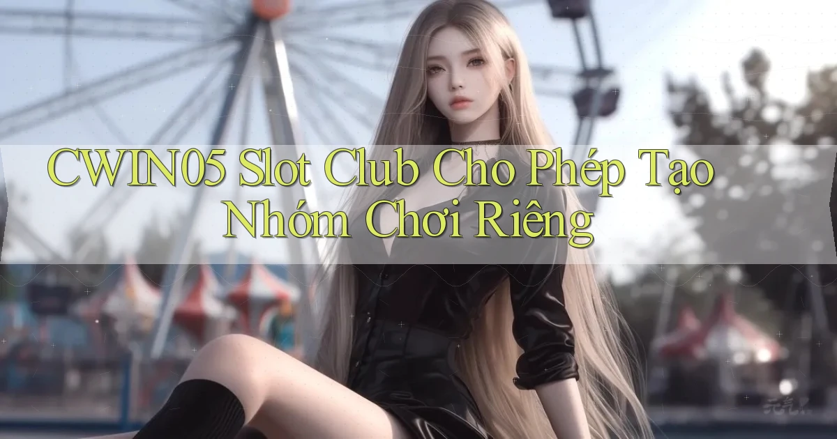 cwin05  slot club cho phép tạo nhóm chơi riêng