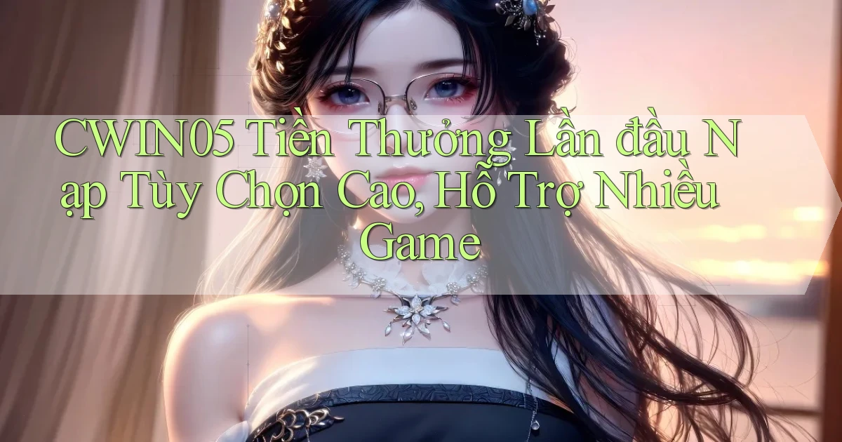 cwin05  tiền thưởng lần đầu nạp tùy chọn cao, hỗ trợ nhiều game