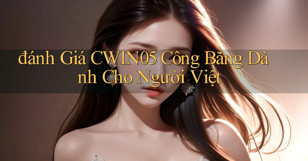 đánh giá cwin05 công bằng dành cho người việt