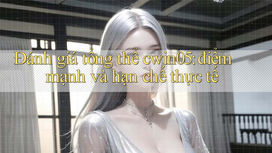 Đánh giá tổng thể cwin05: điểm mạnh và hạn chế thực tế