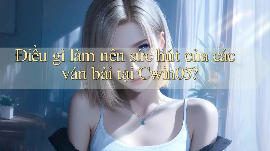 Điều gì làm nên sức hút của các ván bài tại Cwin05?