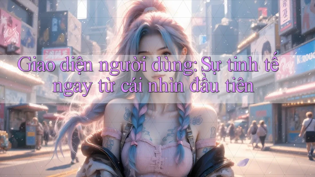 Giao diện người dùng: Sự tinh tế ngay từ cái nhìn đầu tiên