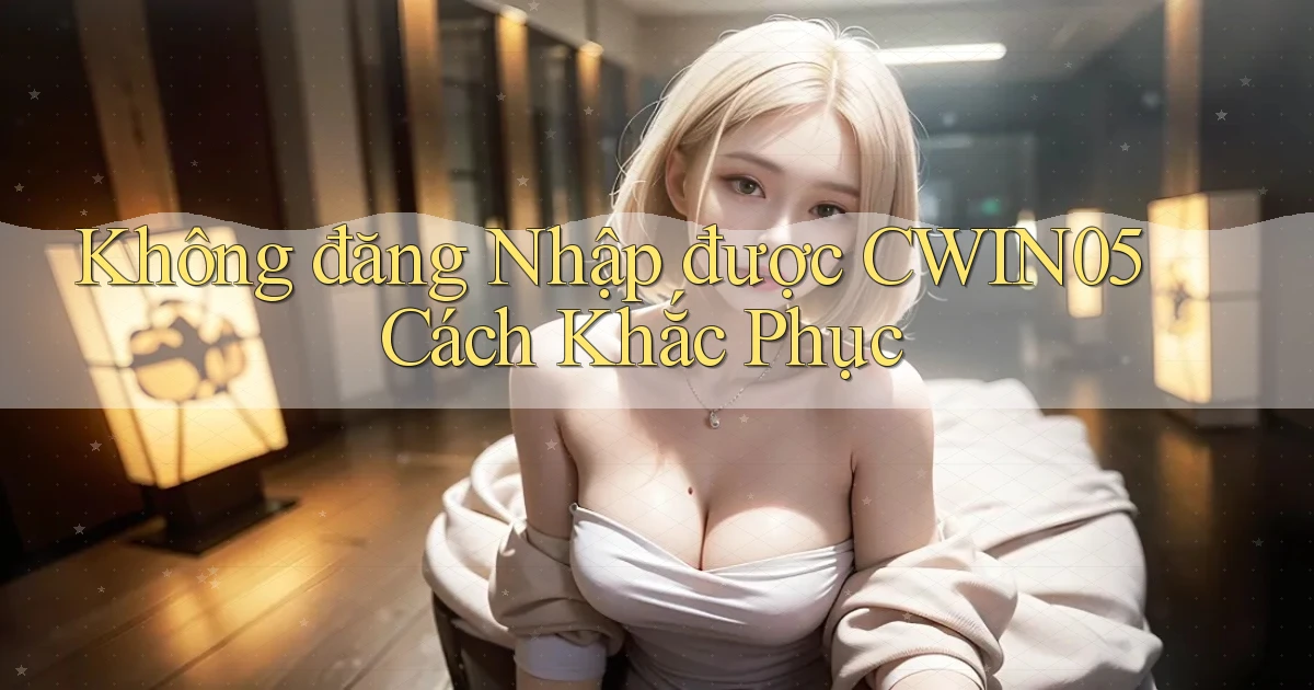 không đăng nhập được cwin05 cách khắc phục