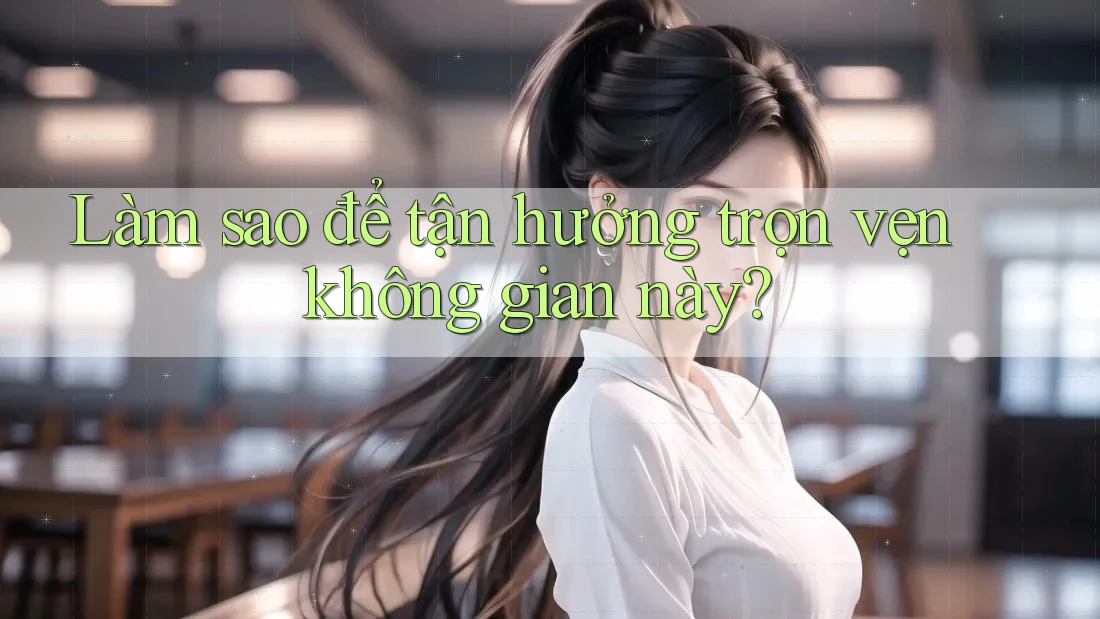 Làm sao để tận hưởng trọn vẹn không gian này?