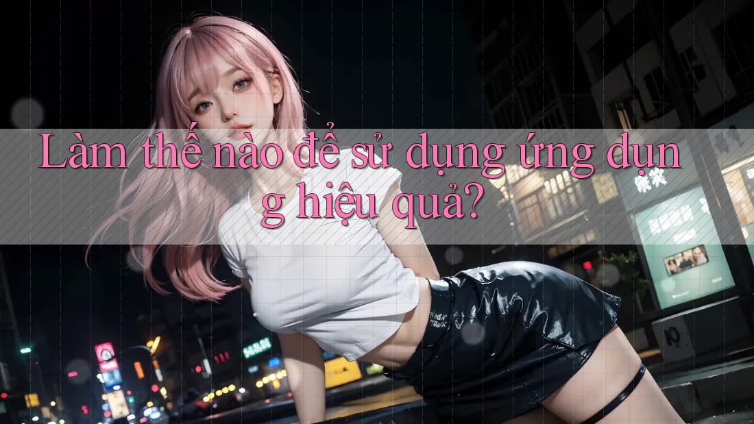 Làm thế nào để sử dụng ứng dụng hiệu quả?