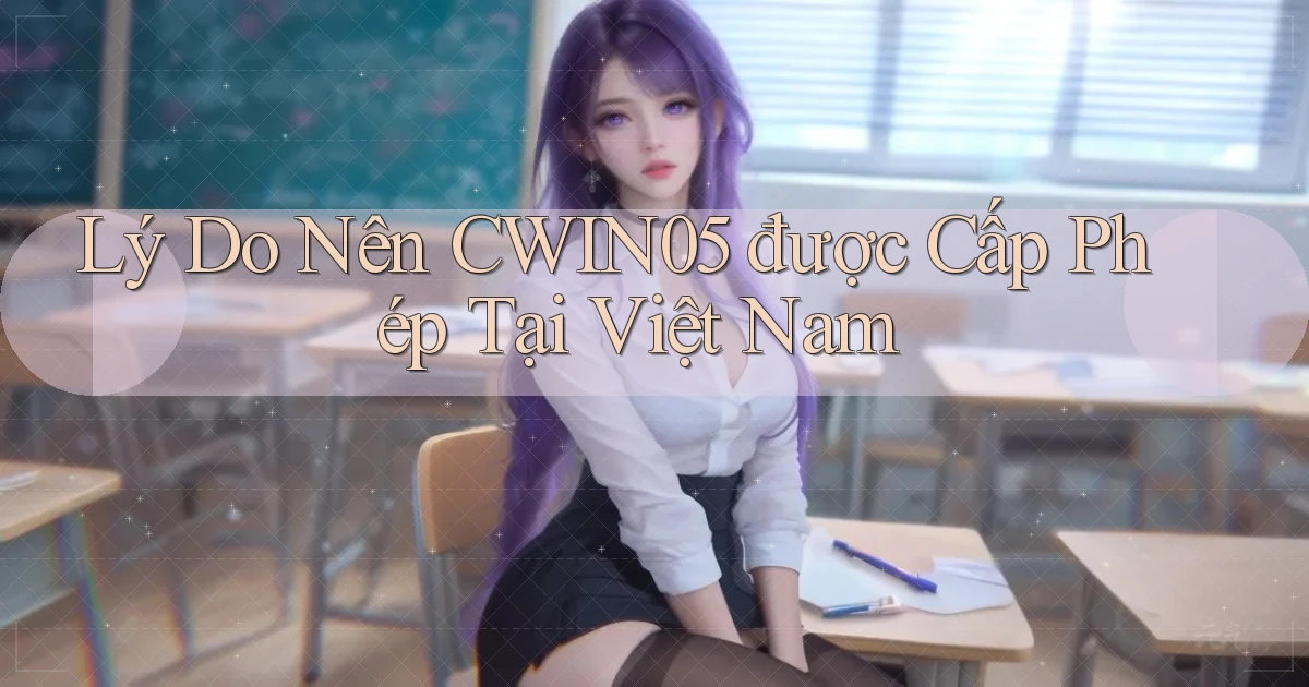 lý do nên cwin05 được cấp phép tại việt nam