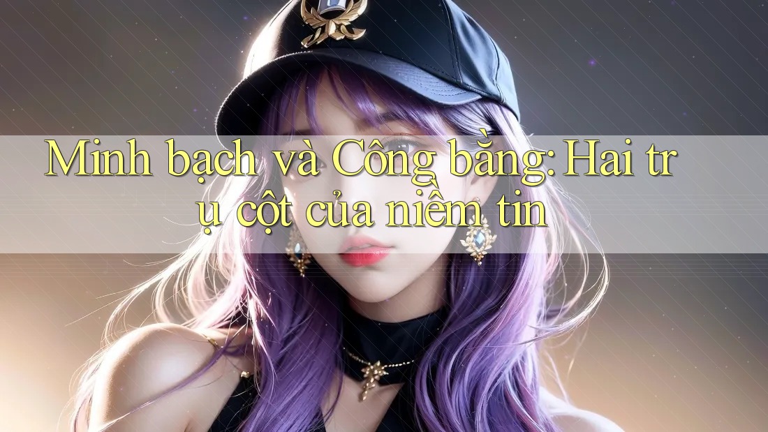 Minh bạch và Công bằng: Hai trụ cột của niềm tin