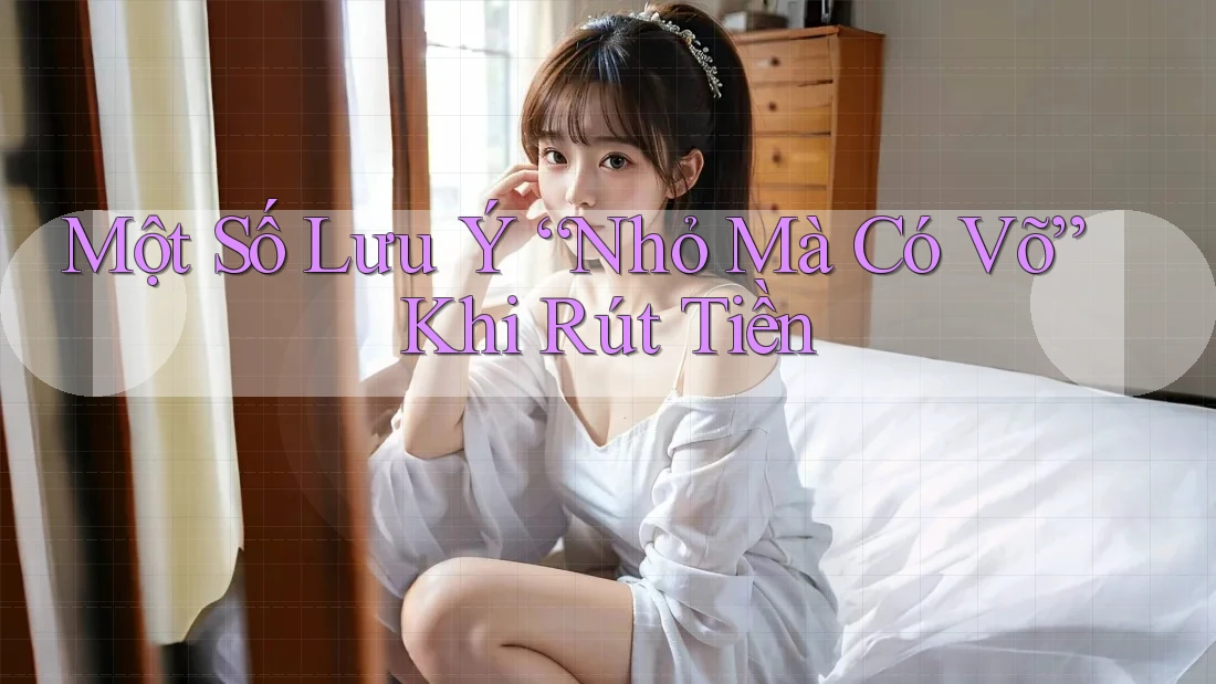 Một Số Lưu Ý “Nhỏ Mà Có Võ” Khi Rút Tiền