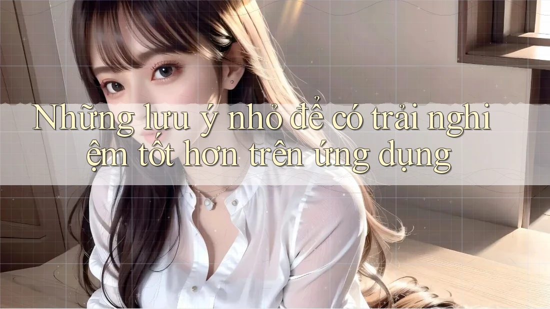 Những lưu ý nhỏ để có trải nghiệm tốt hơn trên ứng dụng