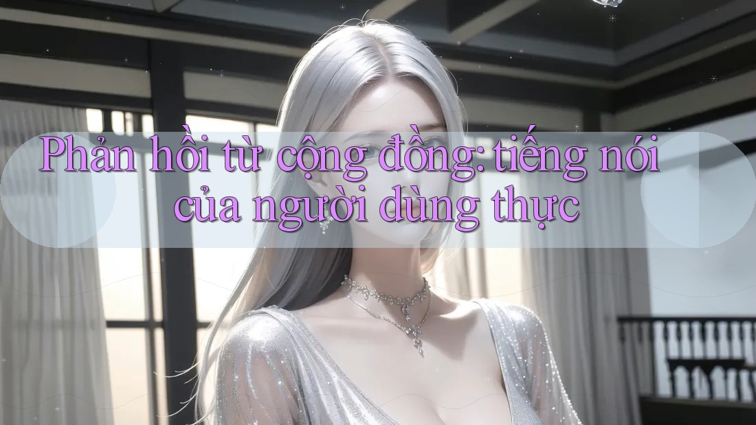 Phản hồi từ cộng đồng: tiếng nói của người dùng thực