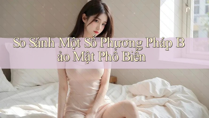 So Sánh Một Số Phương Pháp Bảo Mật Phổ Biến