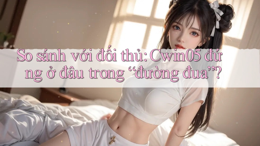 So sánh với đối thủ: Cwin05 đứng ở đâu trong “đường đua”?