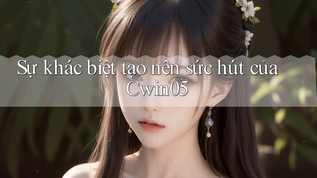 Sự khác biệt tạo nên sức hút của Cwin05