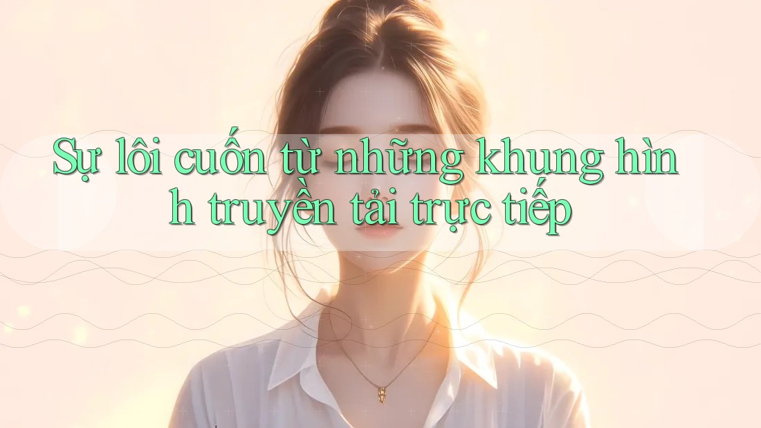 Sự lôi cuốn từ những khung hình truyền tải trực tiếp