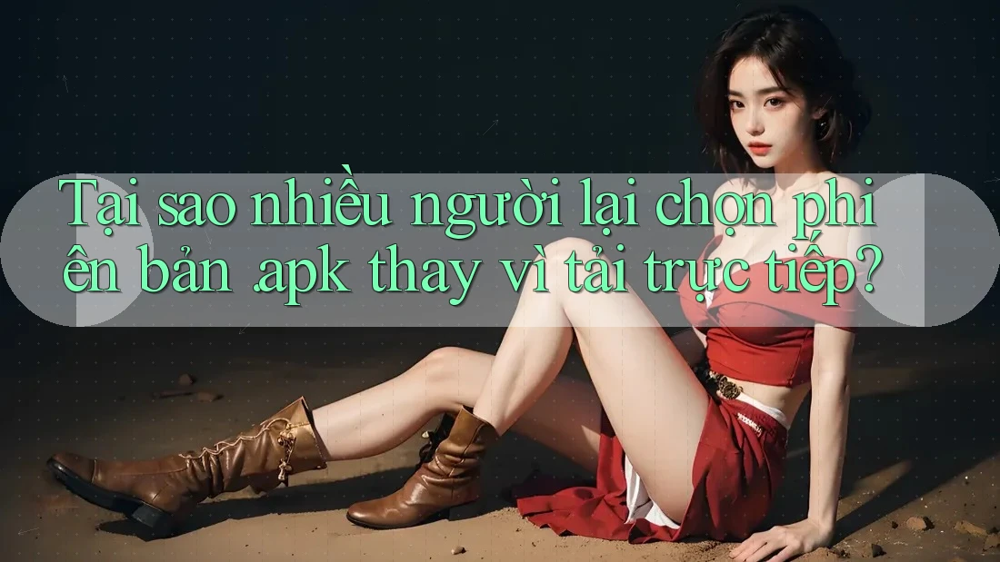 Tại sao nhiều người lại chọn phiên bản. apk thay vì tải trực tiếp?