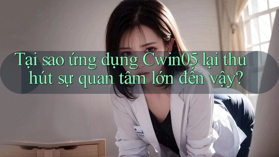 Tại sao ứng dụng Cwin05 lại thu hút sự quan tâm lớn đến vậy?
