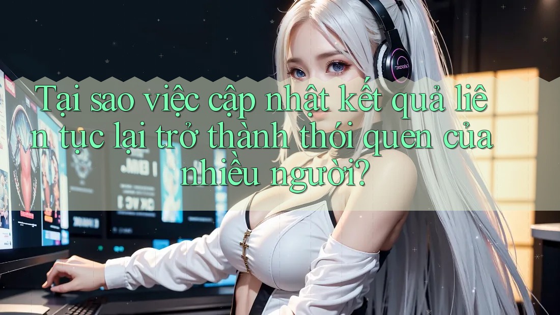 Tại sao việc cập nhật kết quả liên tục lại trở thành thói quen của nhiều người?