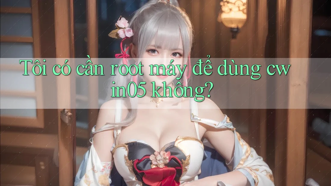 Tôi có cần root máy để dùng cwin05 không?