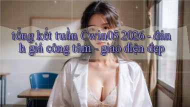 tổng kết tuần Cwin05 2026   đánh giá công tâm   giao diện đẹp