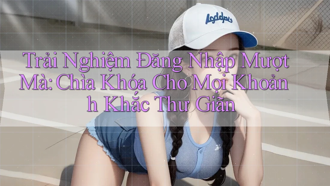 Trải Nghiệm Đăng Nhập Mượt Mà: Chìa Khóa Cho Mọi Khoảnh Khắc Thư Giãn