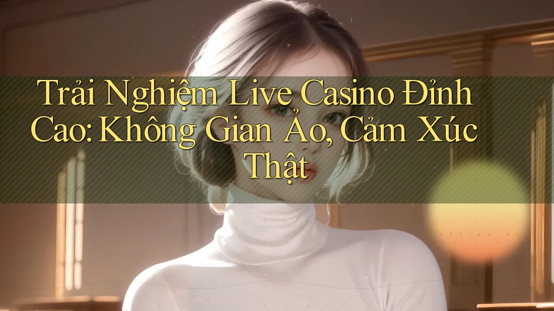 Trải Nghiệm Live Casino Đỉnh Cao: Không Gian Ảo, Cảm Xúc Thật
