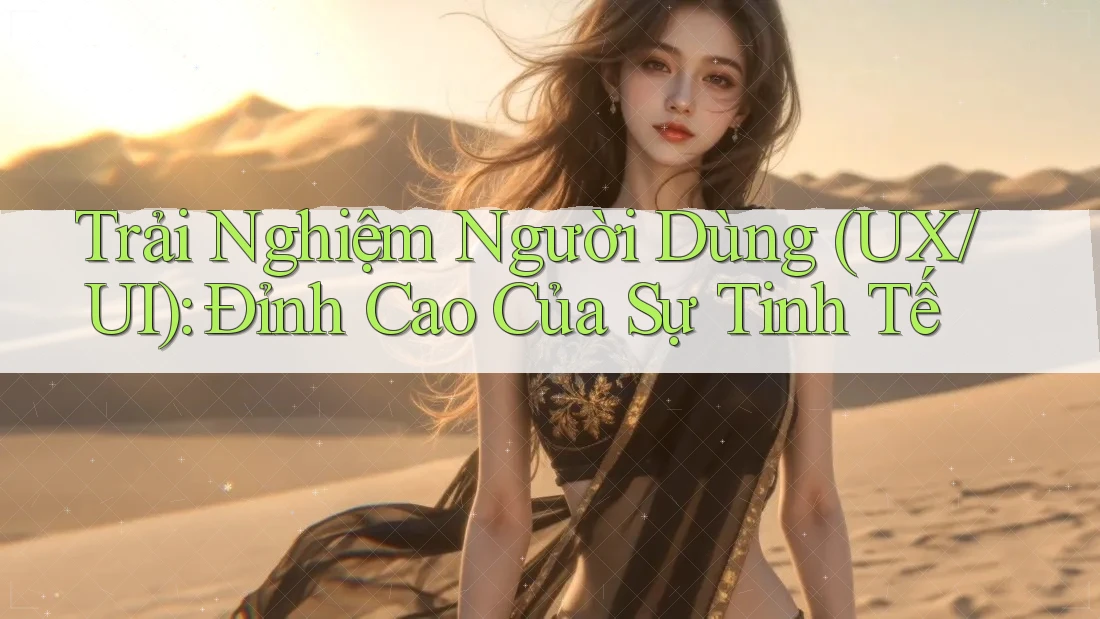 Trải Nghiệm Người Dùng (UX/UI): Đỉnh Cao Của Sự Tinh Tế